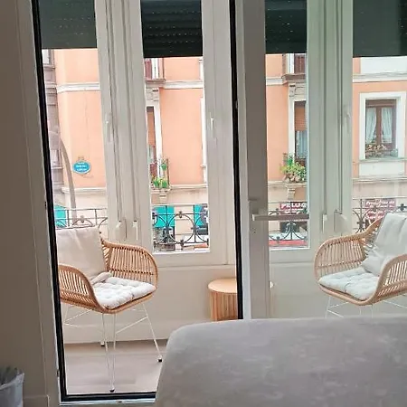 Turísticas Centro Con Aire Acondicionado Quarto em Acomodações Particulares Bilbau